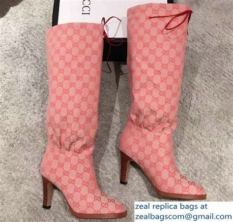 pink gucci boots.